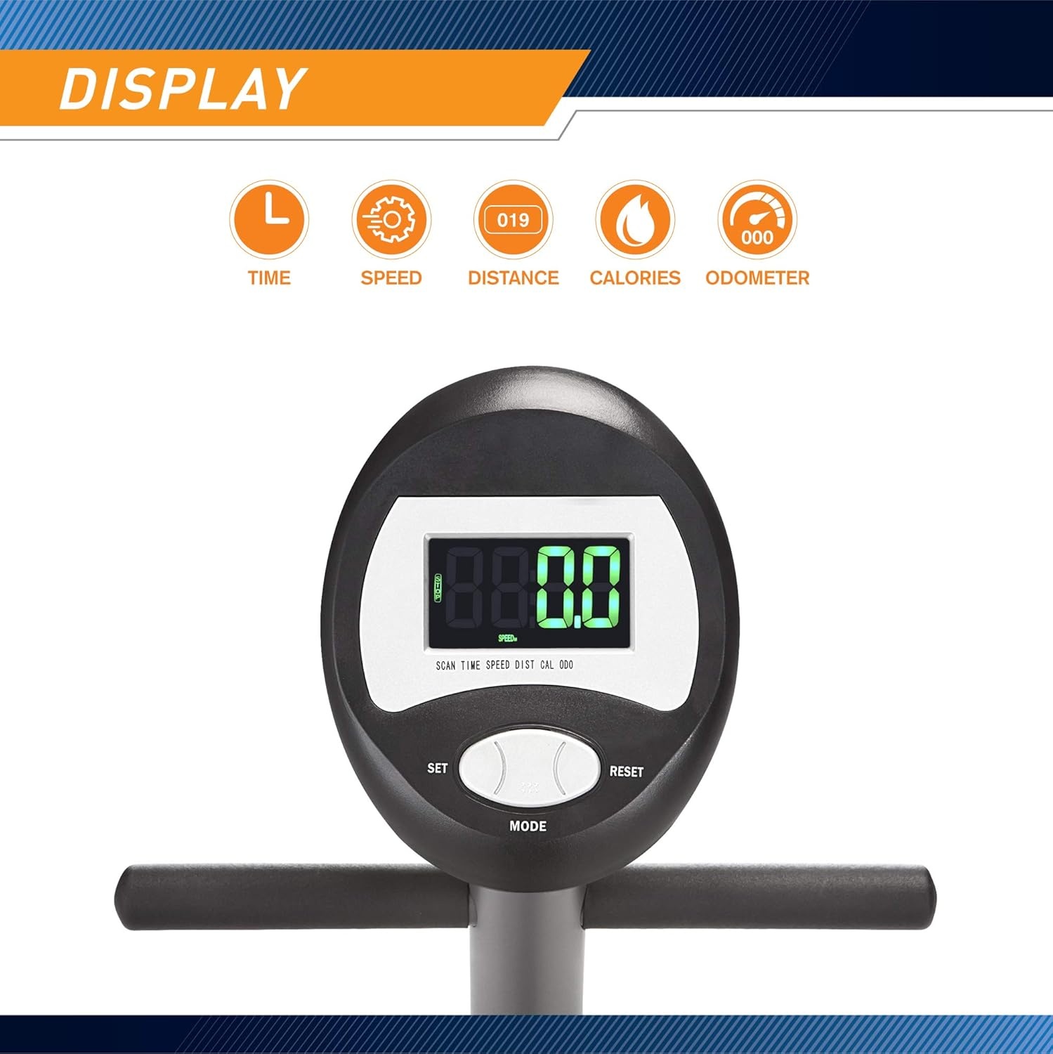 Marcy Home Fitness Personal Exercise Bike with Adjustable Magnetic Resistance for Cardio Workout and Cycle Training(Copper – Recumbent)