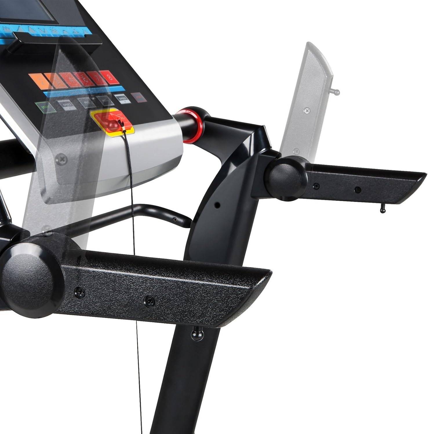 Marcy Easy Folding Motorized Treadmill/Pre Assembled Electric Running Machine JX-651BW black 30.00 x 66.00 x 126.00″