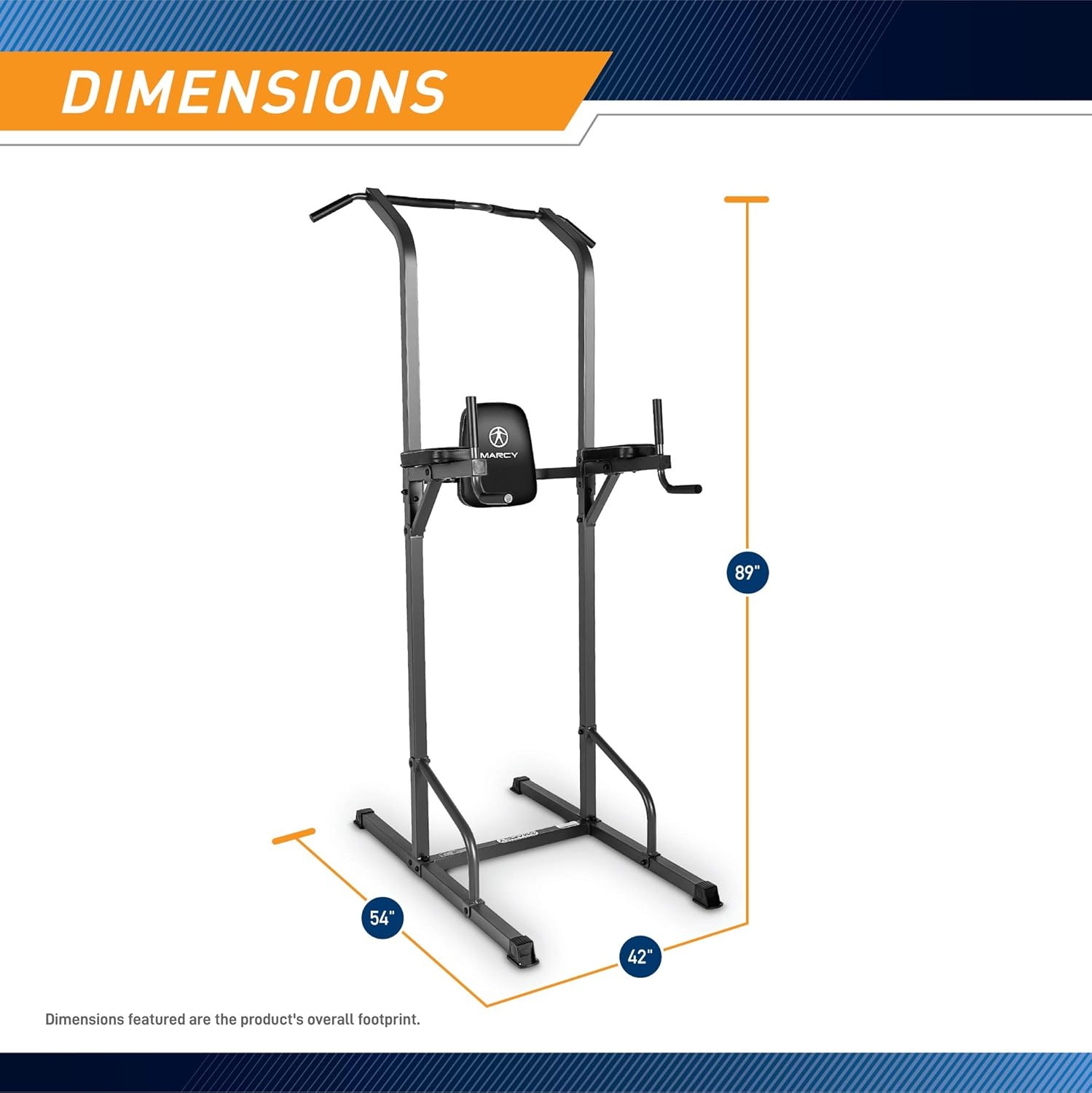 Marcy Multi-Functional Power Tower Home Gym for Strength Trainings(VKR Home Gym – Black)