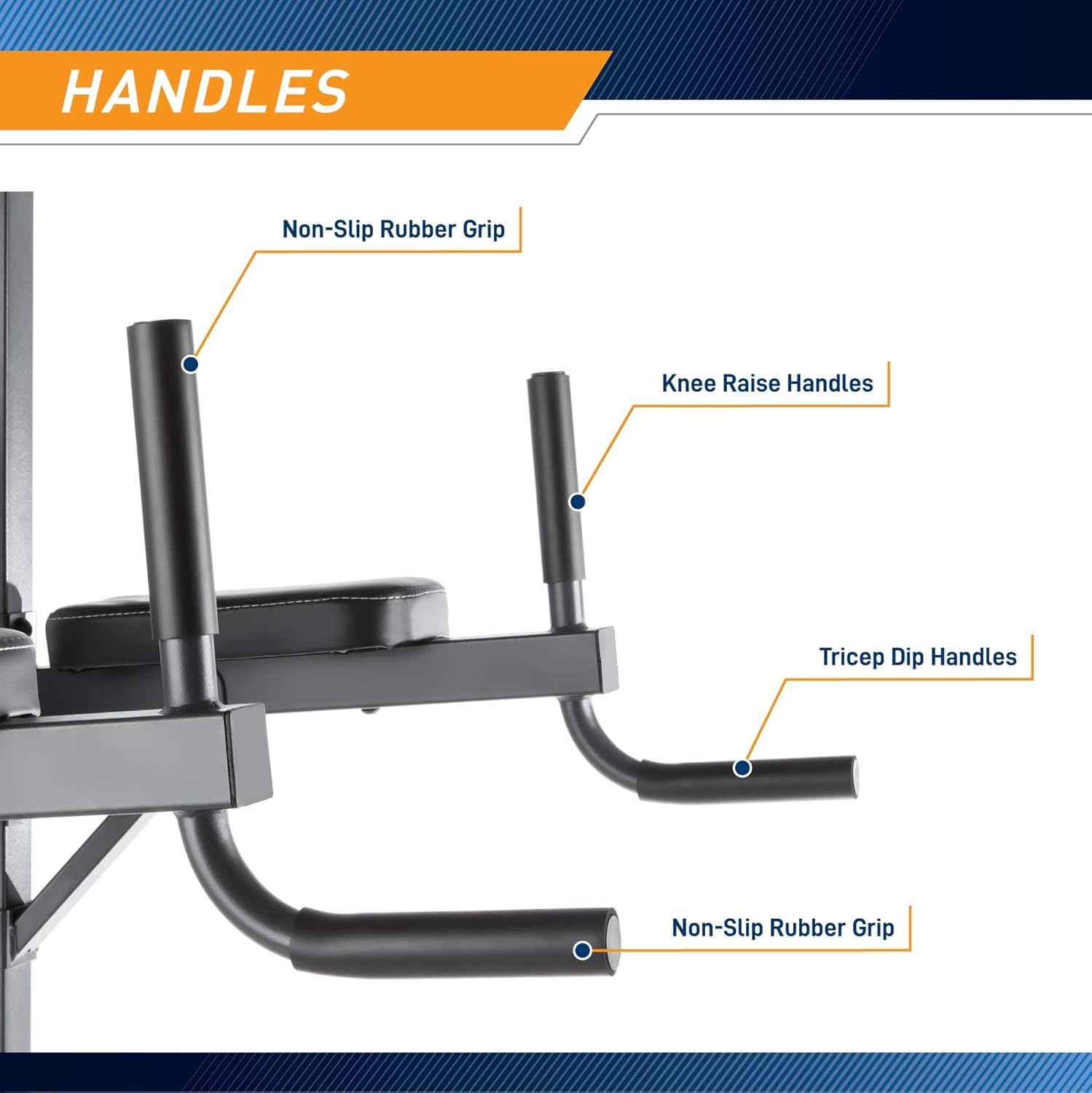 Marcy Multi-Functional Power Tower Home Gym for Strength Trainings(VKR Home Gym – Black)