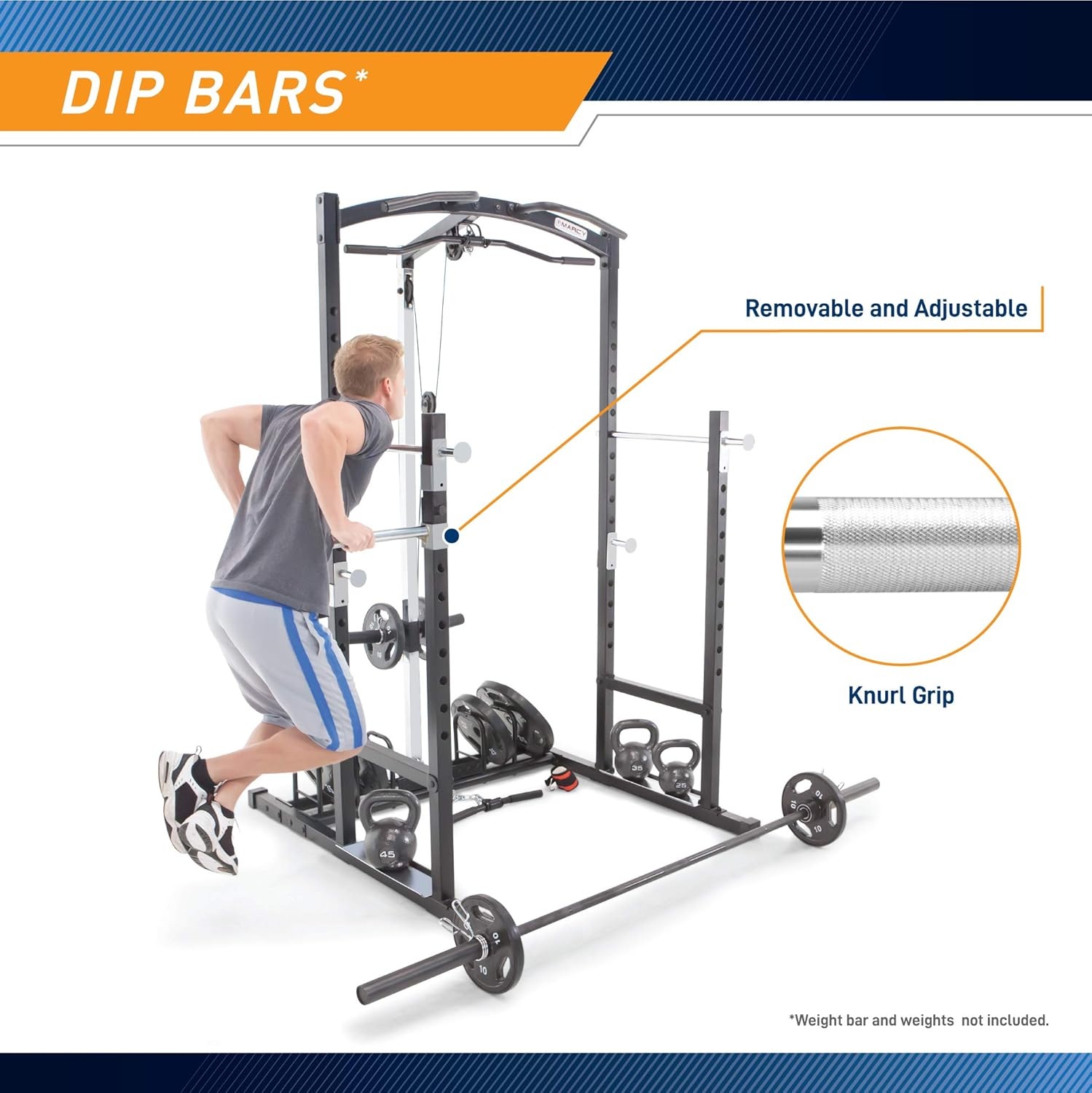 Marcy Strength Training Home Gym Cage with Pulley System for Weightlifting, Bodybuilding, Full Body Workout Equipment for Home Exercise(Home Gym Cage)