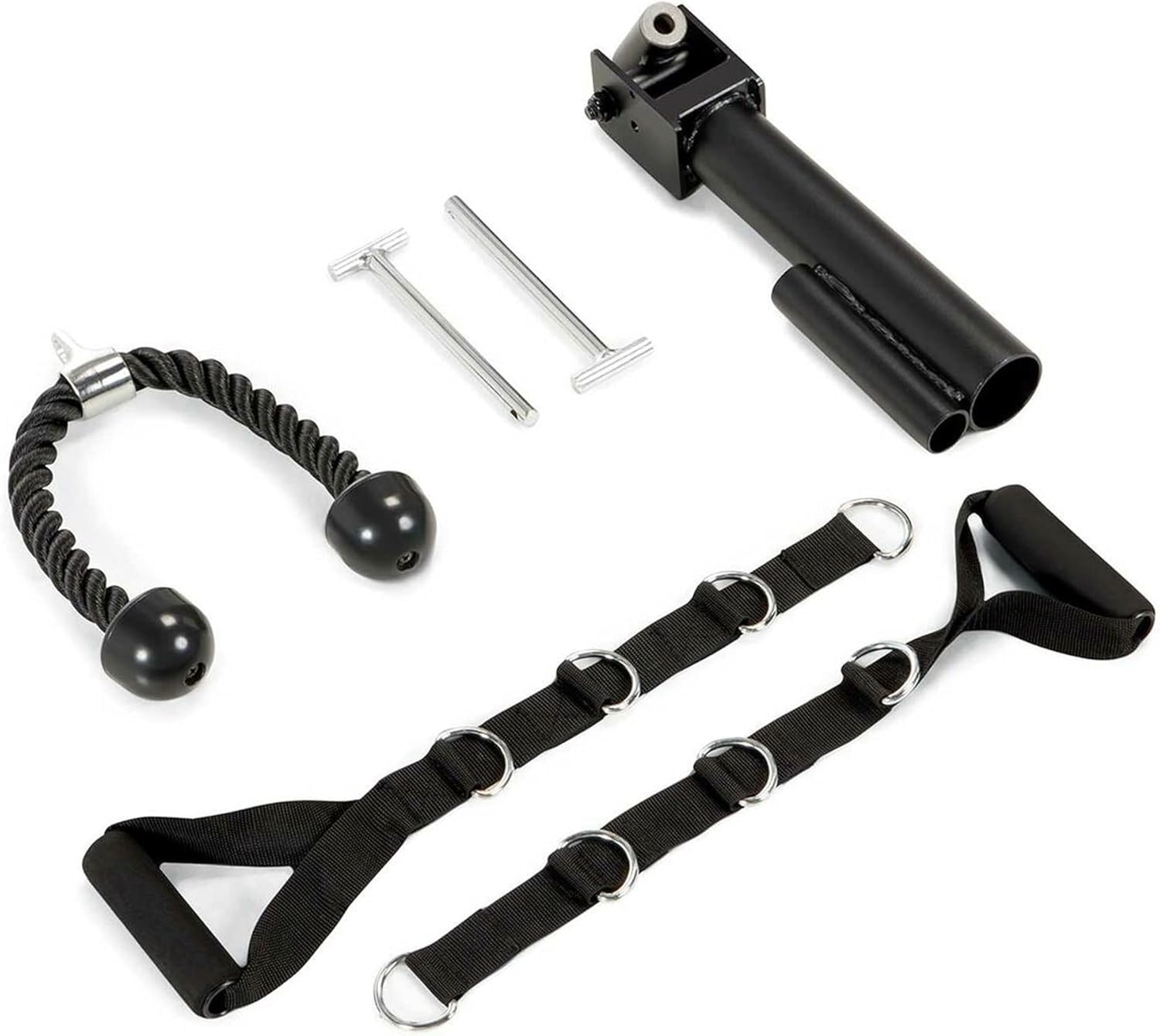 Marcy Smith Machine Cage System Home Gym Multifunction Rack, Customizable Training Station(White)