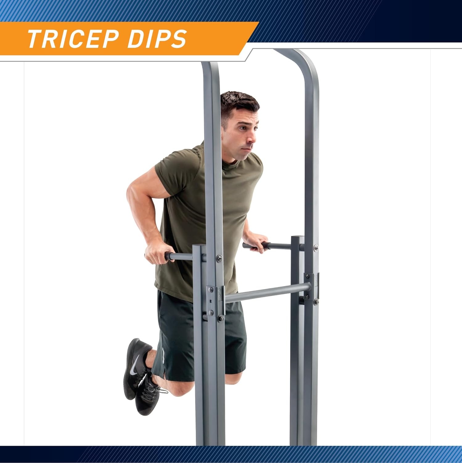 Marcy Multi-Functional Power Tower Home Gym for Strength Trainings(Power Tower – Black)