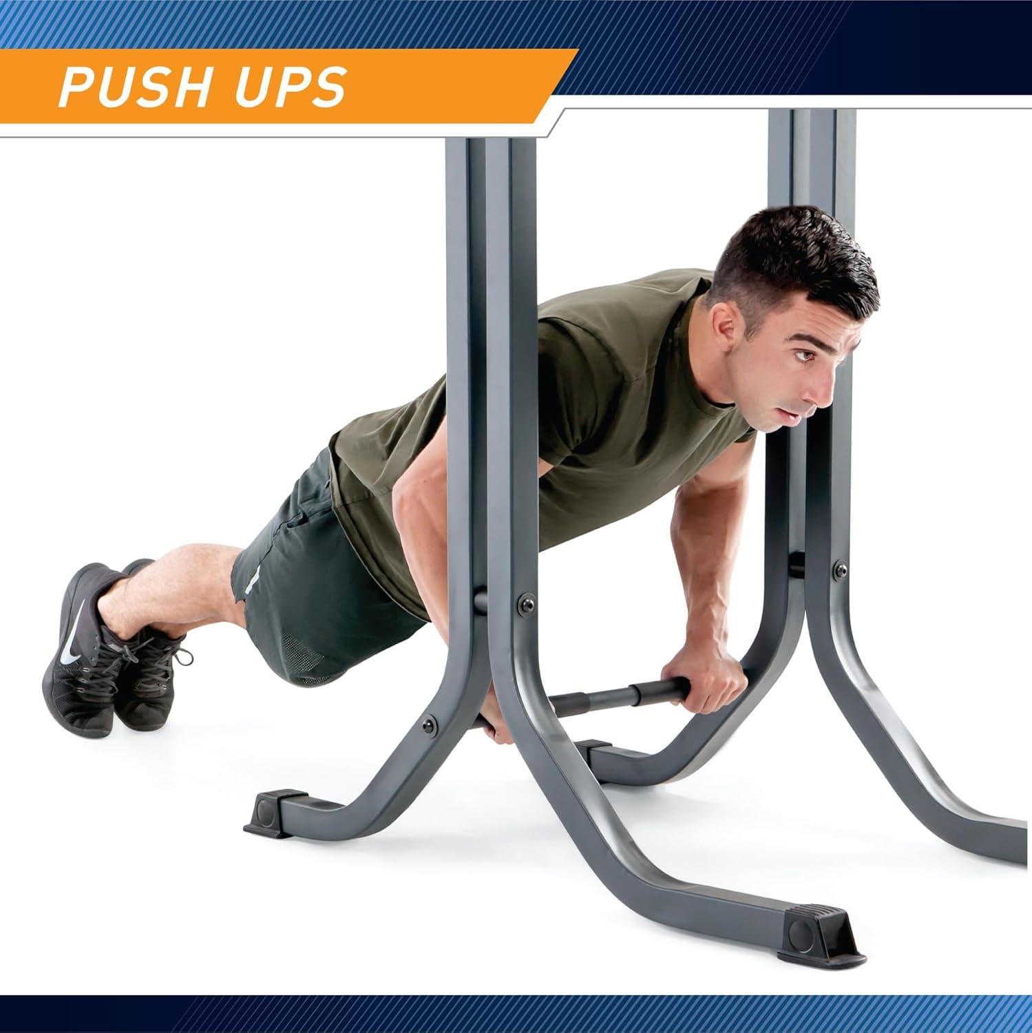 Marcy Multi-Functional Power Tower Home Gym for Strength Trainings(Power Tower – Black)