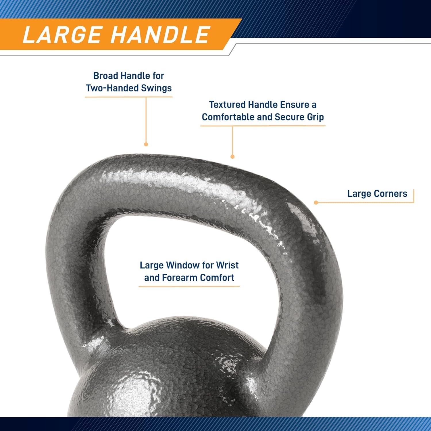 Marcy Hammertone Kettle Bells – 10 to 55 lbs. HKB Workout Weights(15 lb)