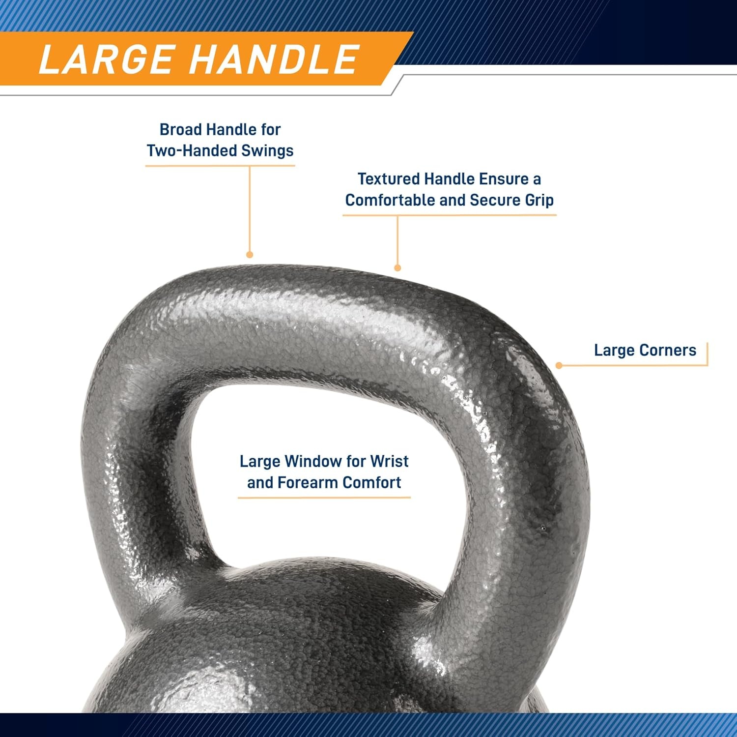 Marcy Hammertone Kettle Bells – 10 to 55 lbs. HKB Workout Weights(45 lb)