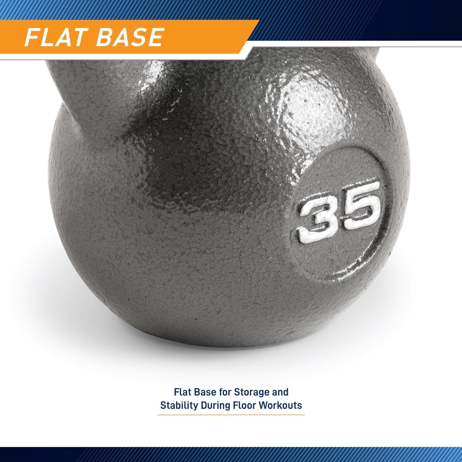 Marcy Hammertone Kettle Bells – 10 to 55 lbs. HKB Workout Weights(35 lb)