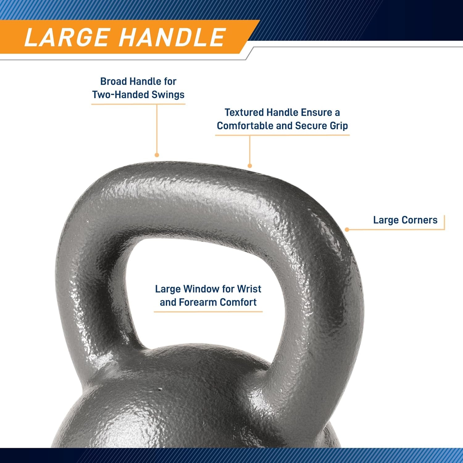 Marcy Hammertone Kettle Bells – 10 to 55 lbs. HKB Workout Weights(40 lb)