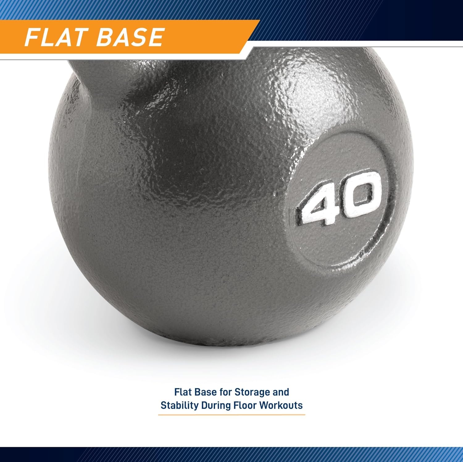 Marcy Hammertone Kettle Bells – 10 to 55 lbs. HKB Workout Weights(40 lb)