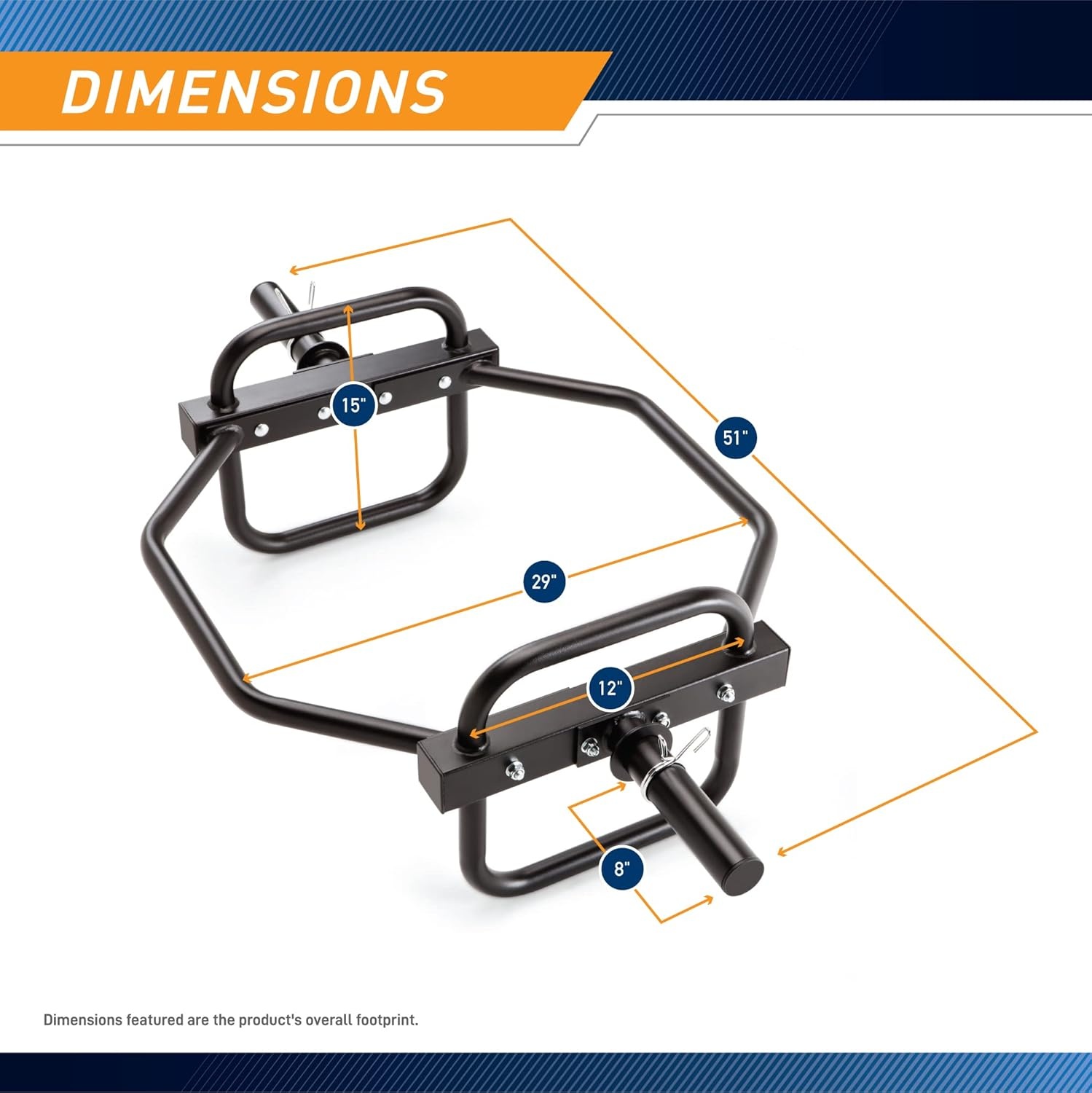 Marcy Olympic Hex Trap Bar Multiple Style Available(Black  assembly required)