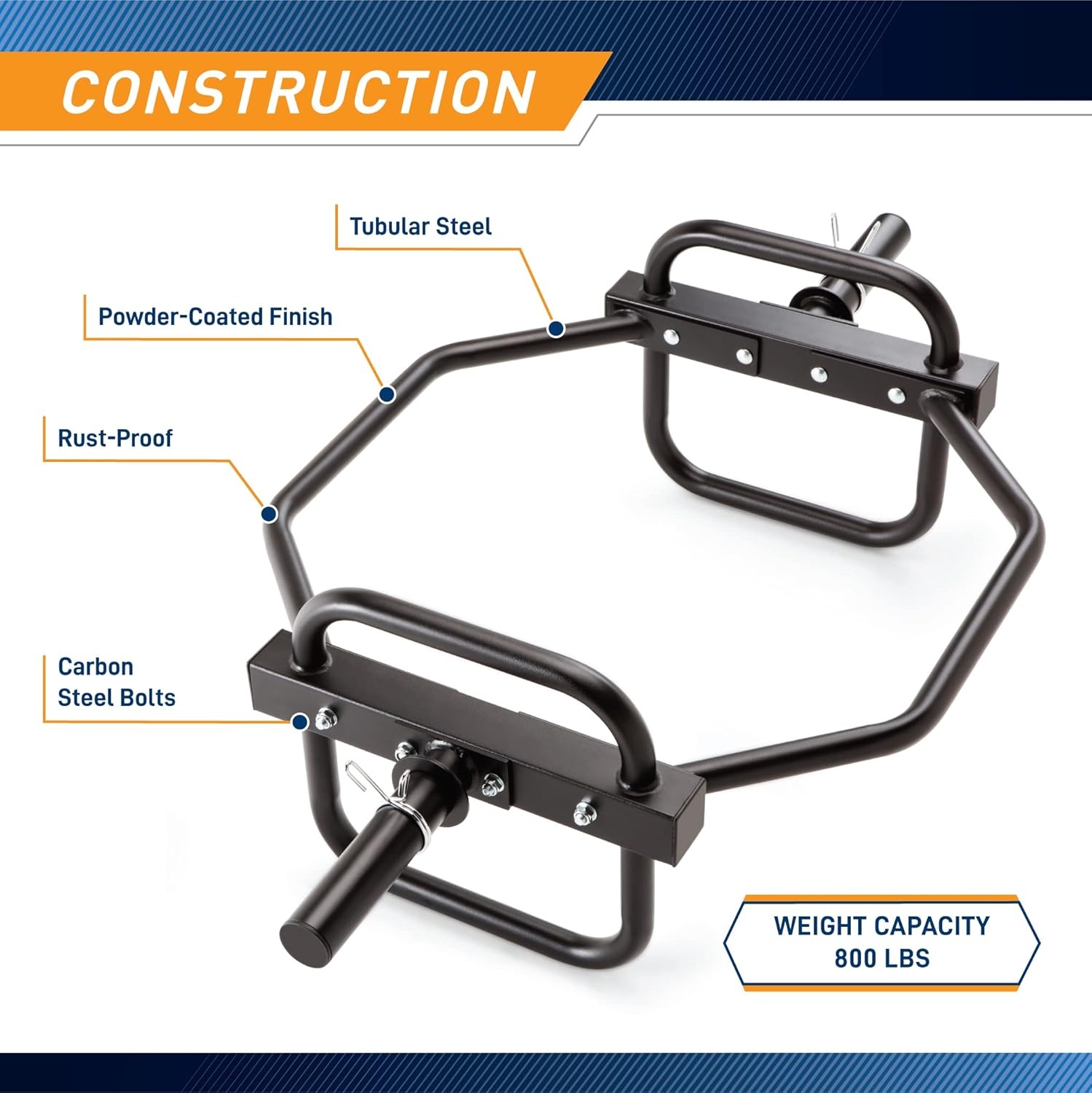 Marcy Olympic Hex Trap Bar Multiple Style Available(Black  assembly required)