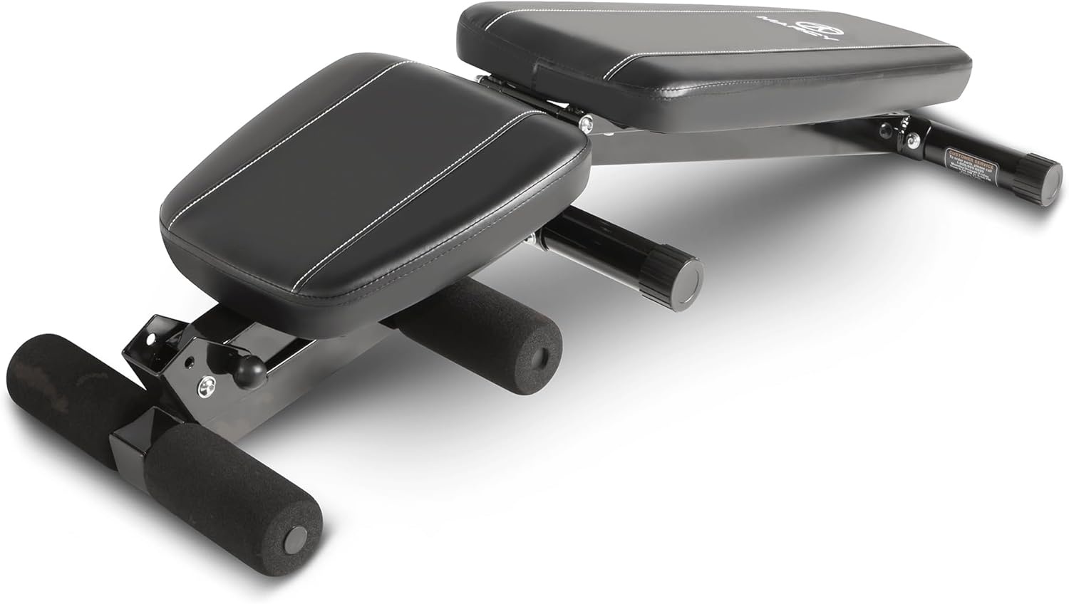 Marcy Multi-Position Adjustable Utility Bench for Home Gym Weightlifting and Strength Training(Black)
