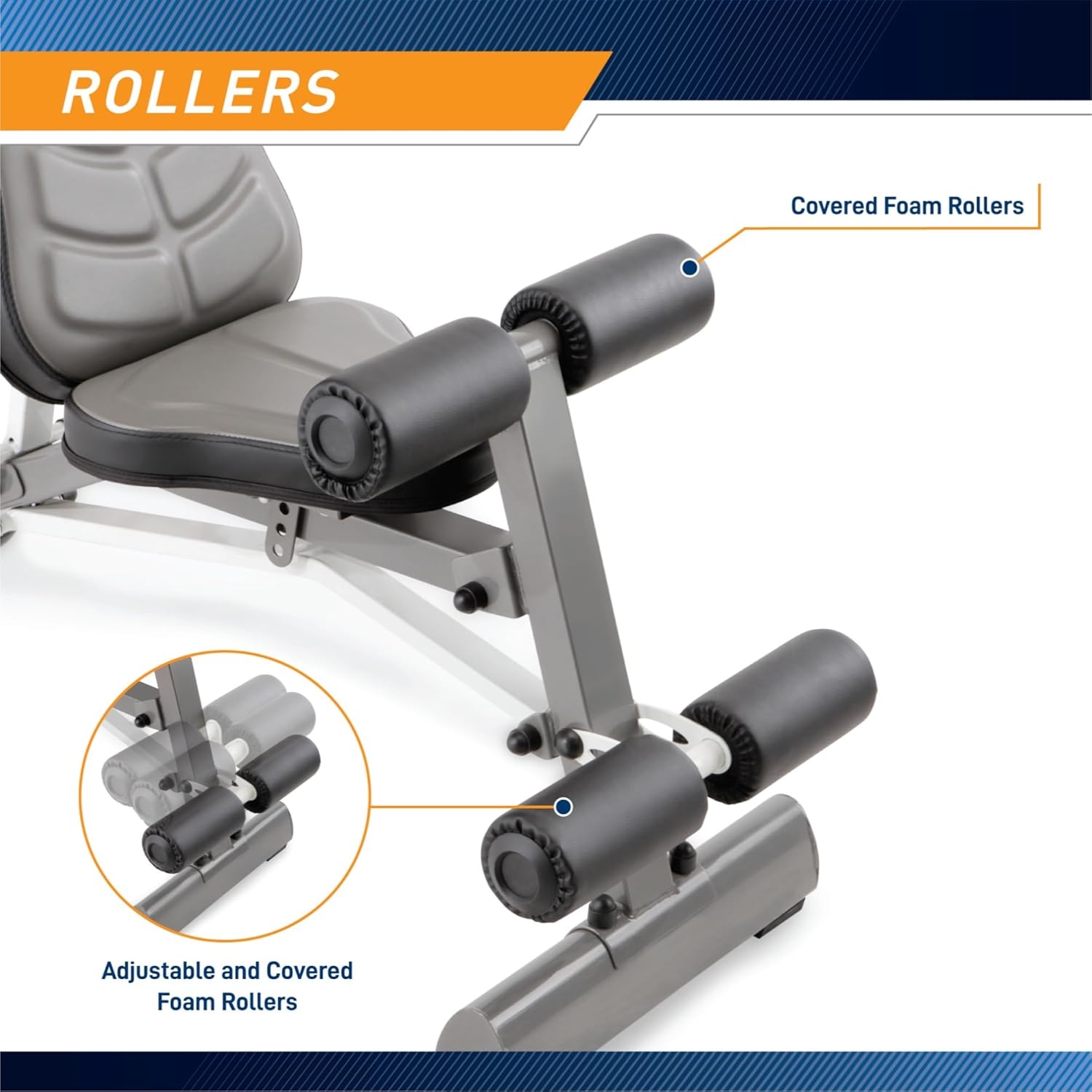 Marcy Deluxe Foldable Utility Bench Gym Equipment – SB-10100 , Black