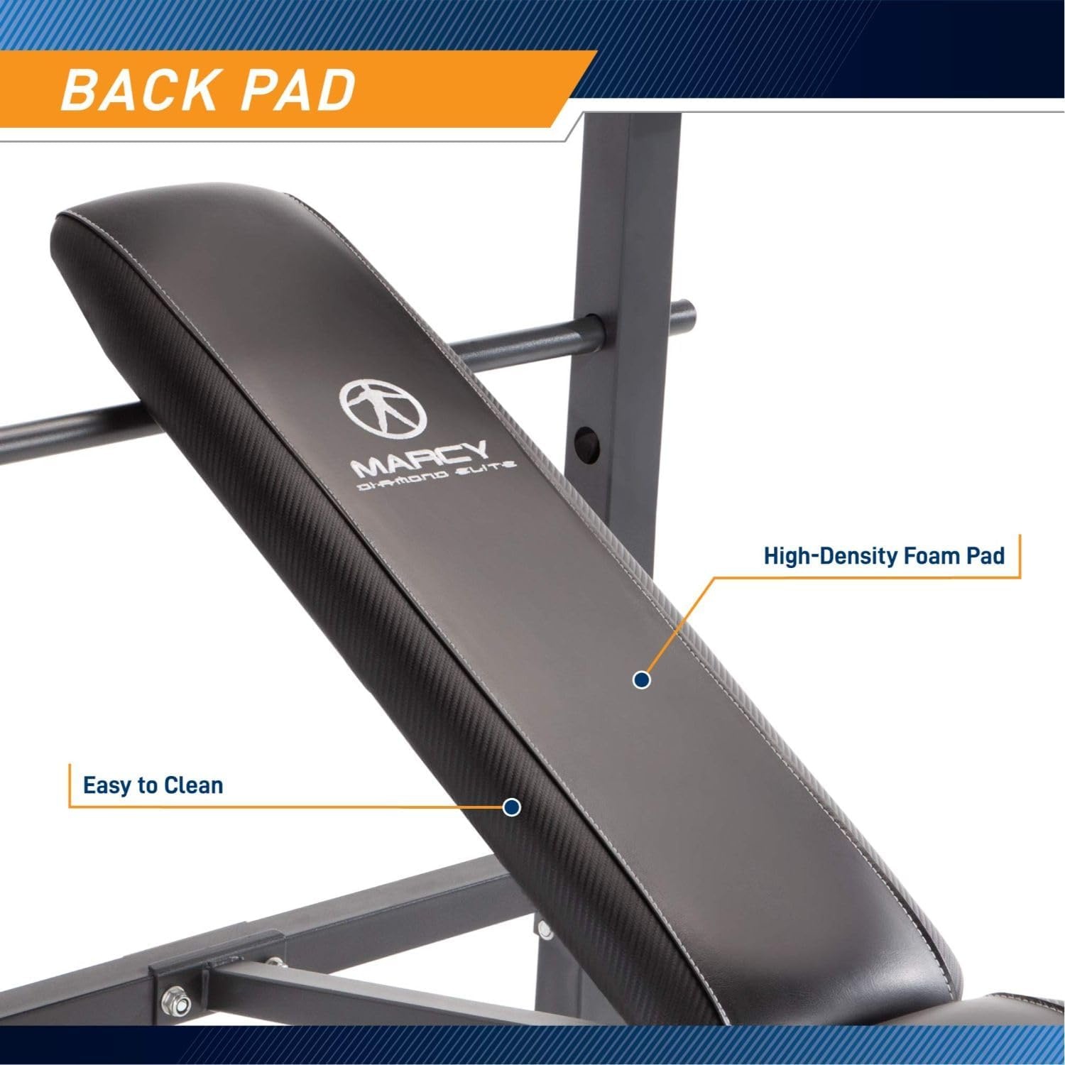 Marcy Standard Weight Bench with 80lbs to 100 lbs Vinyl-Coated Weight Set for Strength Training, Weight Lifting for Personal Home Gym(Black – 100 lbs)